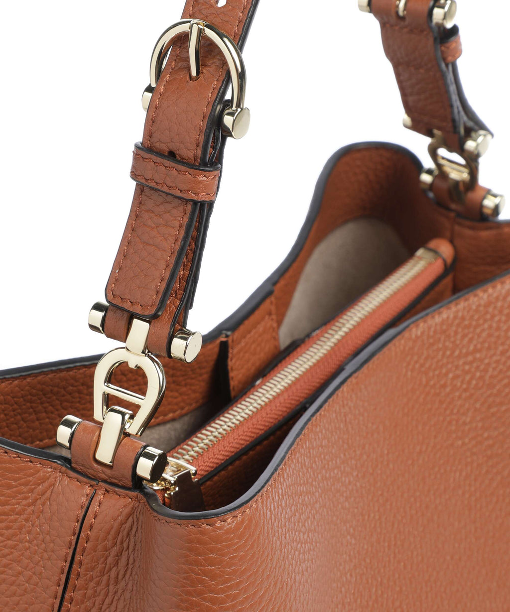 Aigner Delia M Hobo bag cognac brown