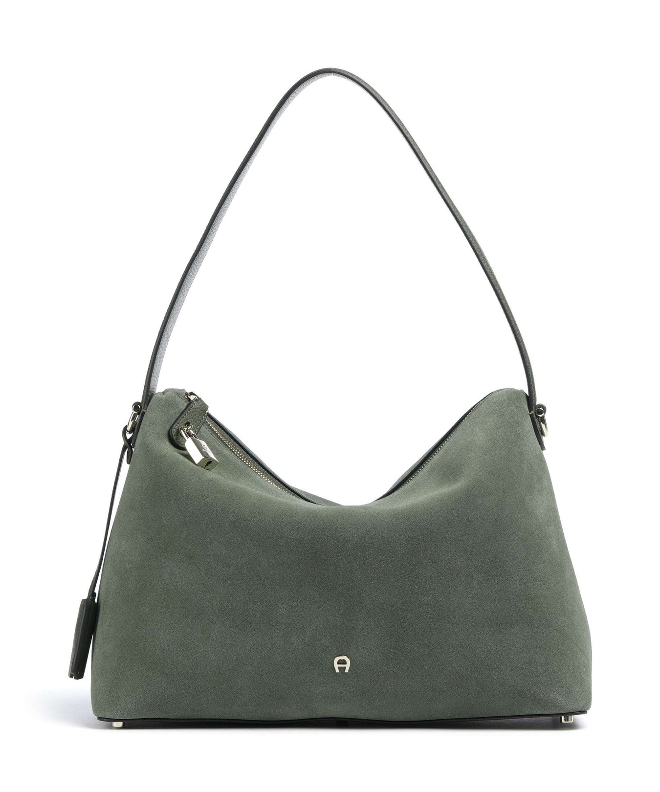 Aigner Delia M Hobo bag dark olive