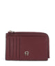 Aigner Delia Porta carte di credito burgundy