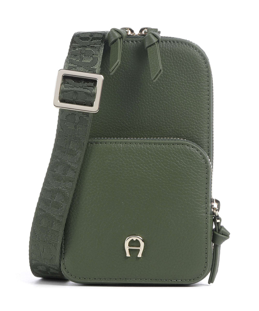 Aigner Zita Phone bag dark olive
