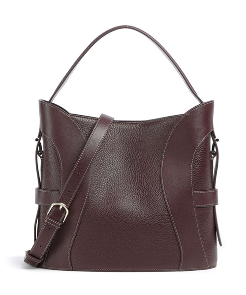 Aigner Deborah M Bucket bag port red