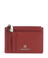 Aigner Fashion Porta carte di credito burnt red