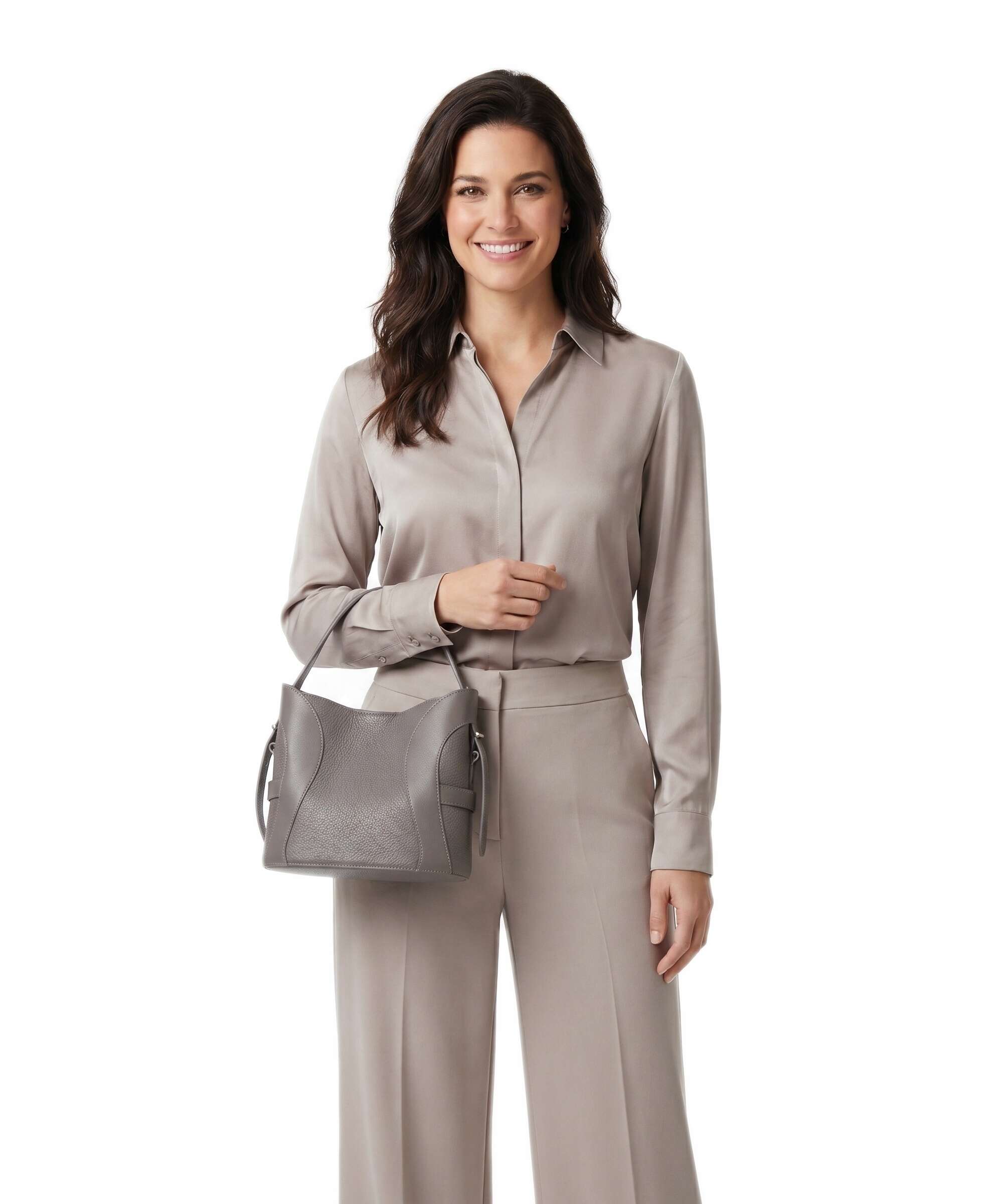 Aigner Deborah S Bucket bag ash grey