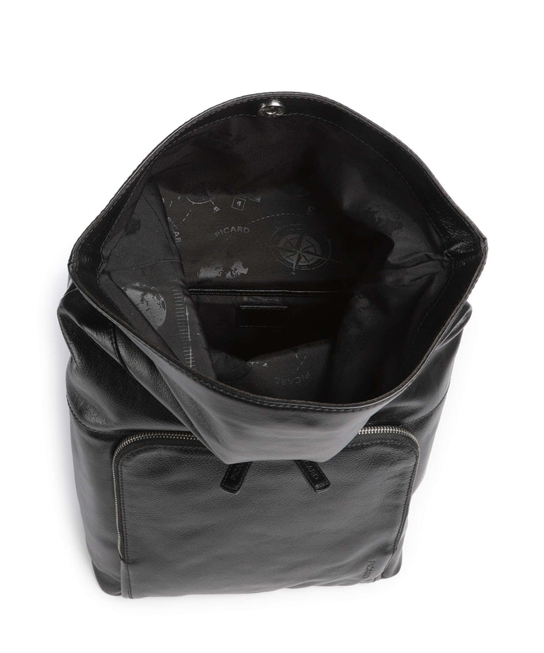 Picard Buddy Rolltop backpack schwarz