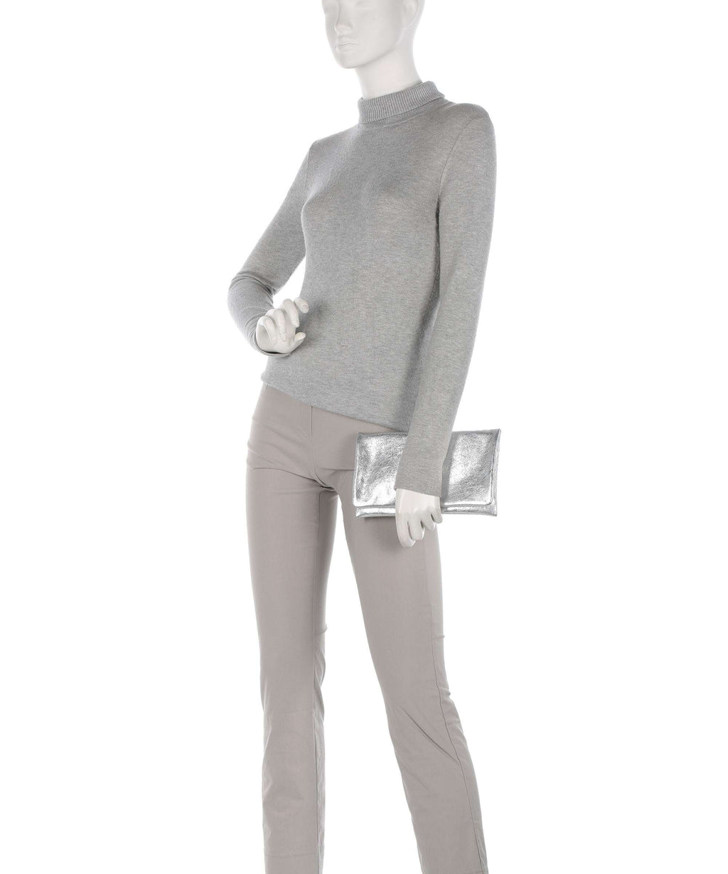 Abro Mimosa Clutch bag silver