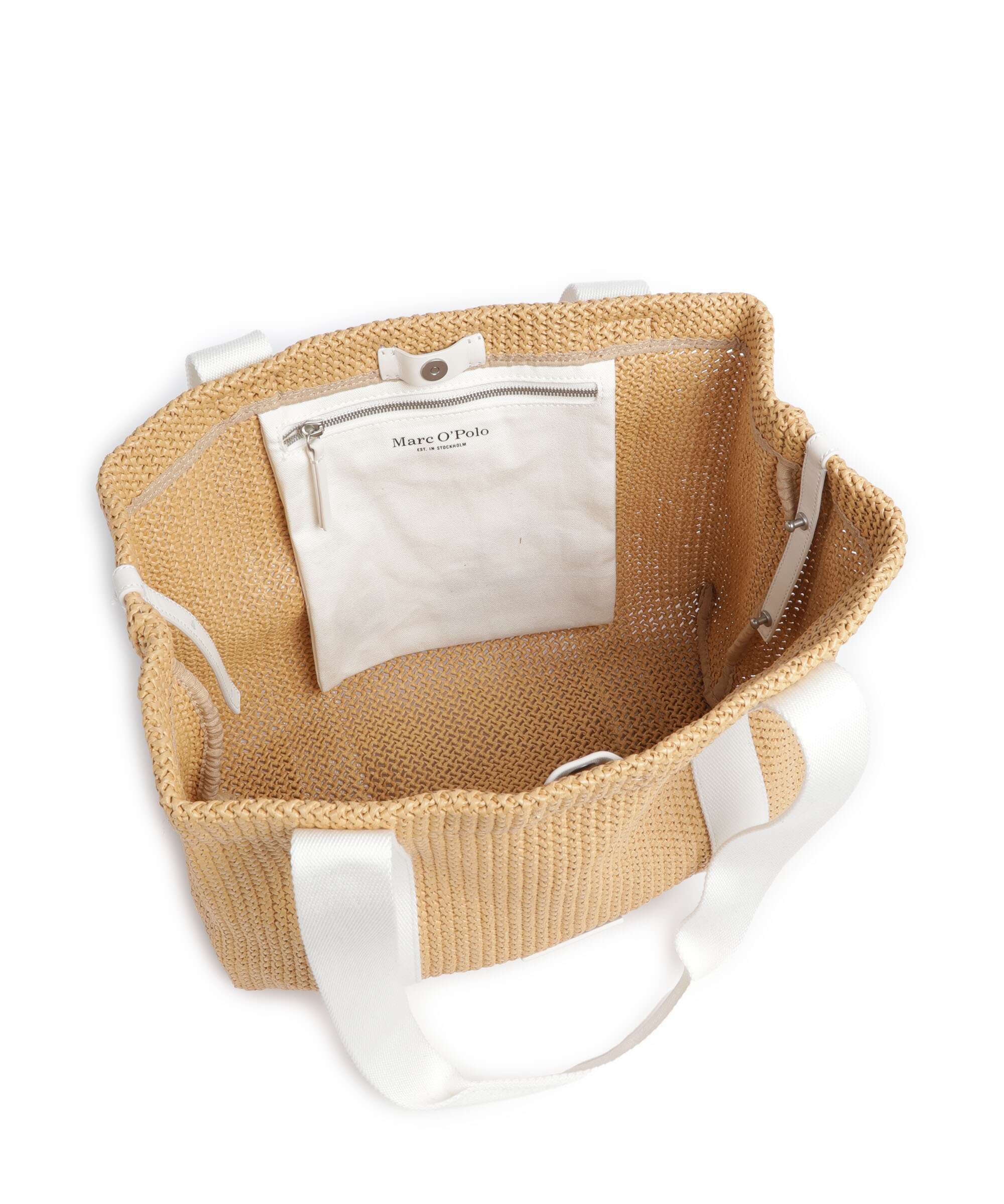 Marc O'Polo Runja Tote bag white cotton