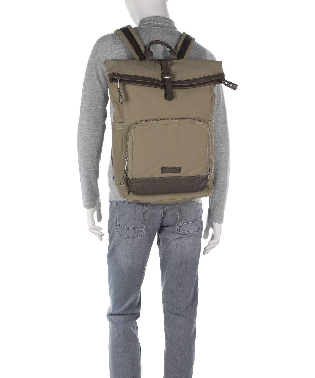 Marc O'Polo Mory M Rolltop backpack charlston grey