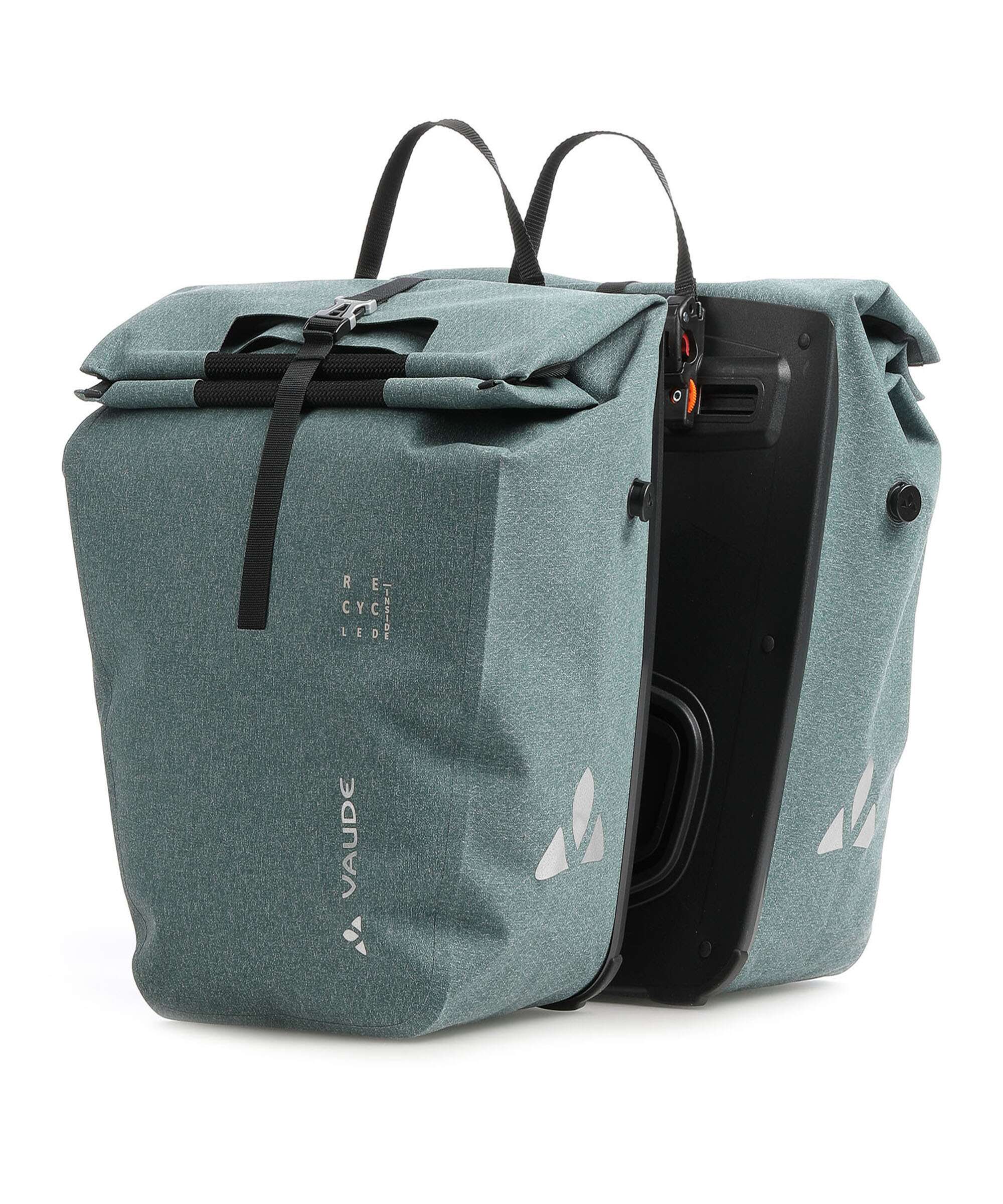 Vaude ReCycle Back Set Bike pannier dusty forest