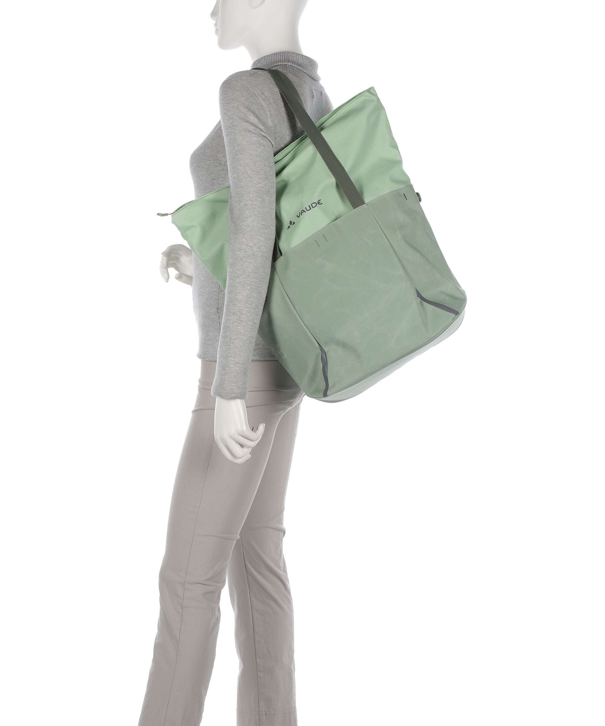 Vaude CityShop Bike II QMR 2.0 Tote bag aloe vera
