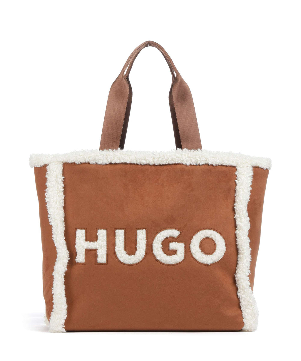 Hugo Becky Tote bag copper rust