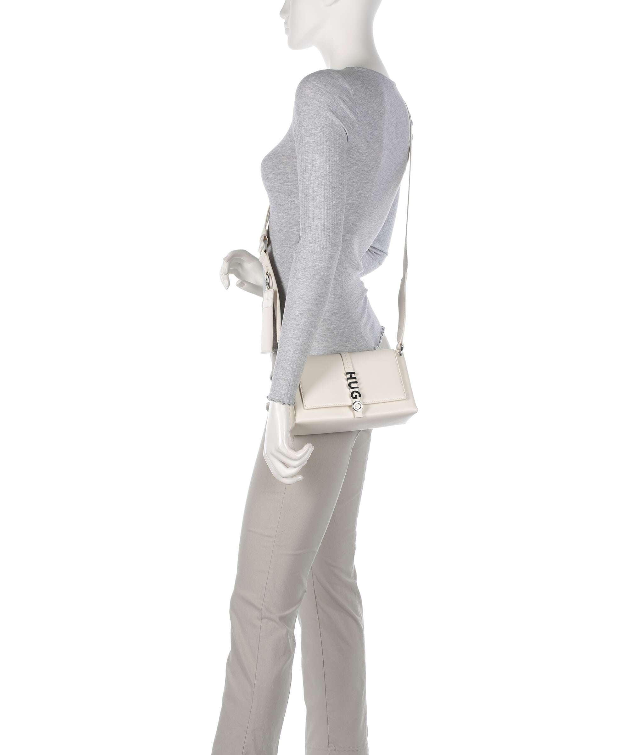 Hugo Mel Crossbody bag open white