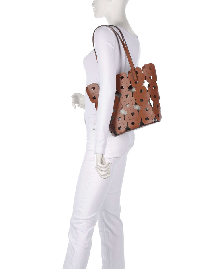 BOSS Lindah Shoulder bag medium brown