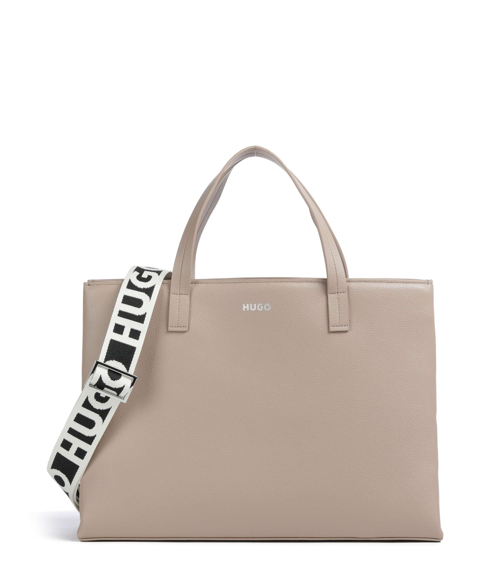 Hugo Bel Handbag dark beige