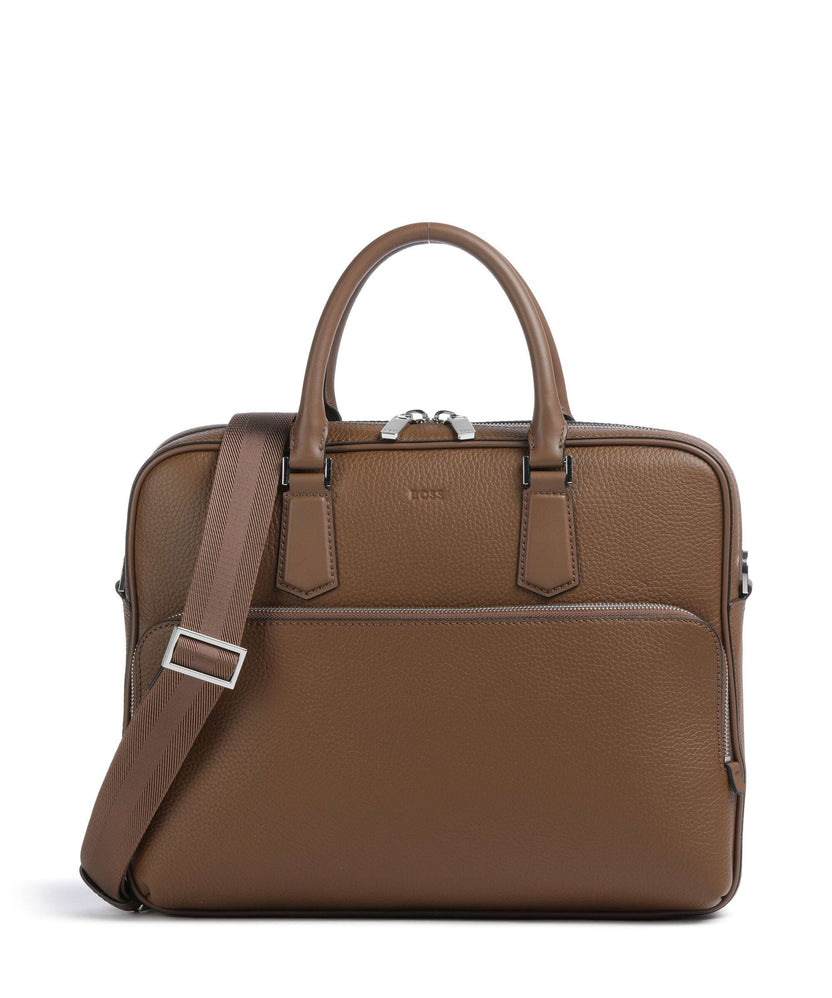 BOSS Crosstown Briefcase medium brown