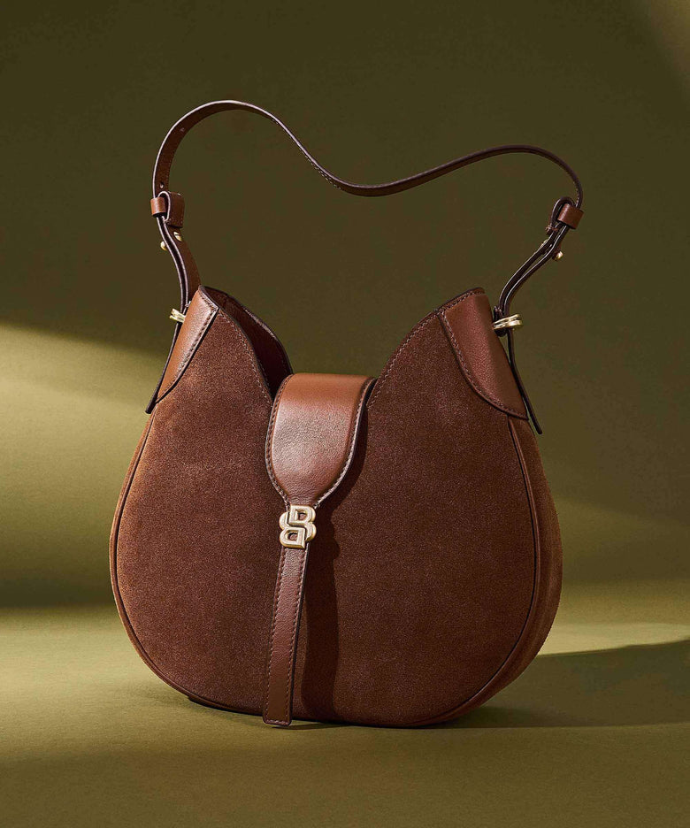 BOSS Beyond Hobo bag medium brown