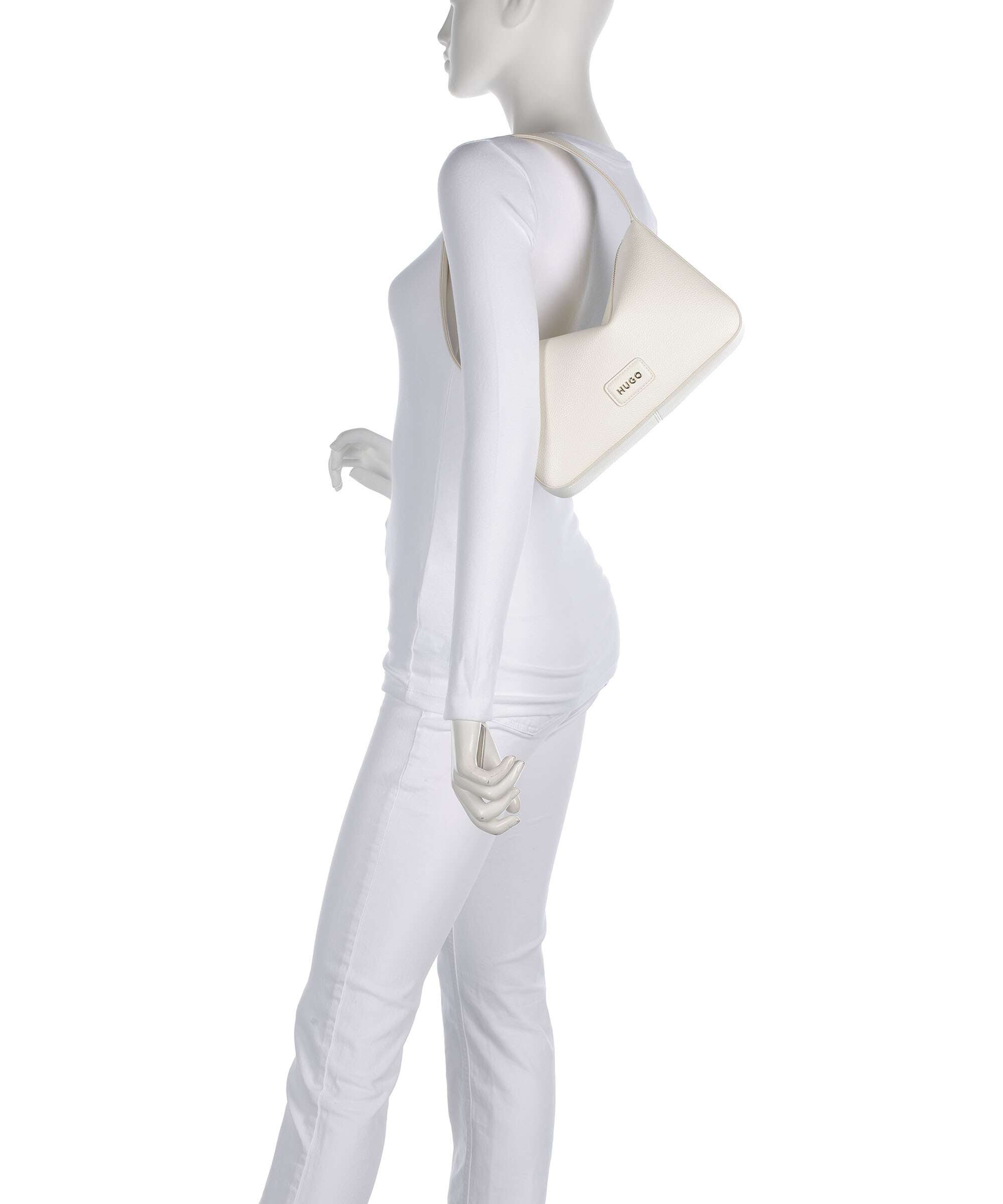 Hugo Orin Hobo bag open white