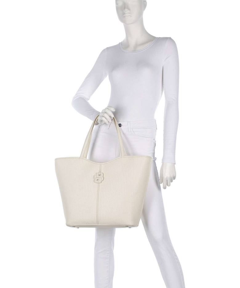 BOSS Anett Big Tote bag open white