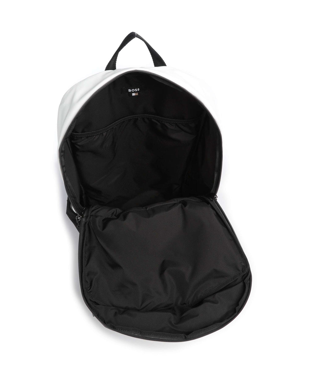 BOSS Stenson Backpack open white
