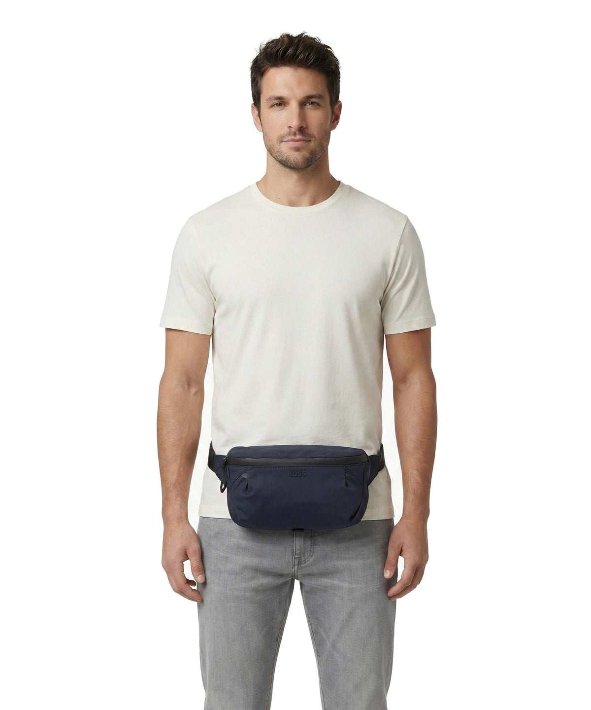 BOSS Stenson Belt bag dark blue