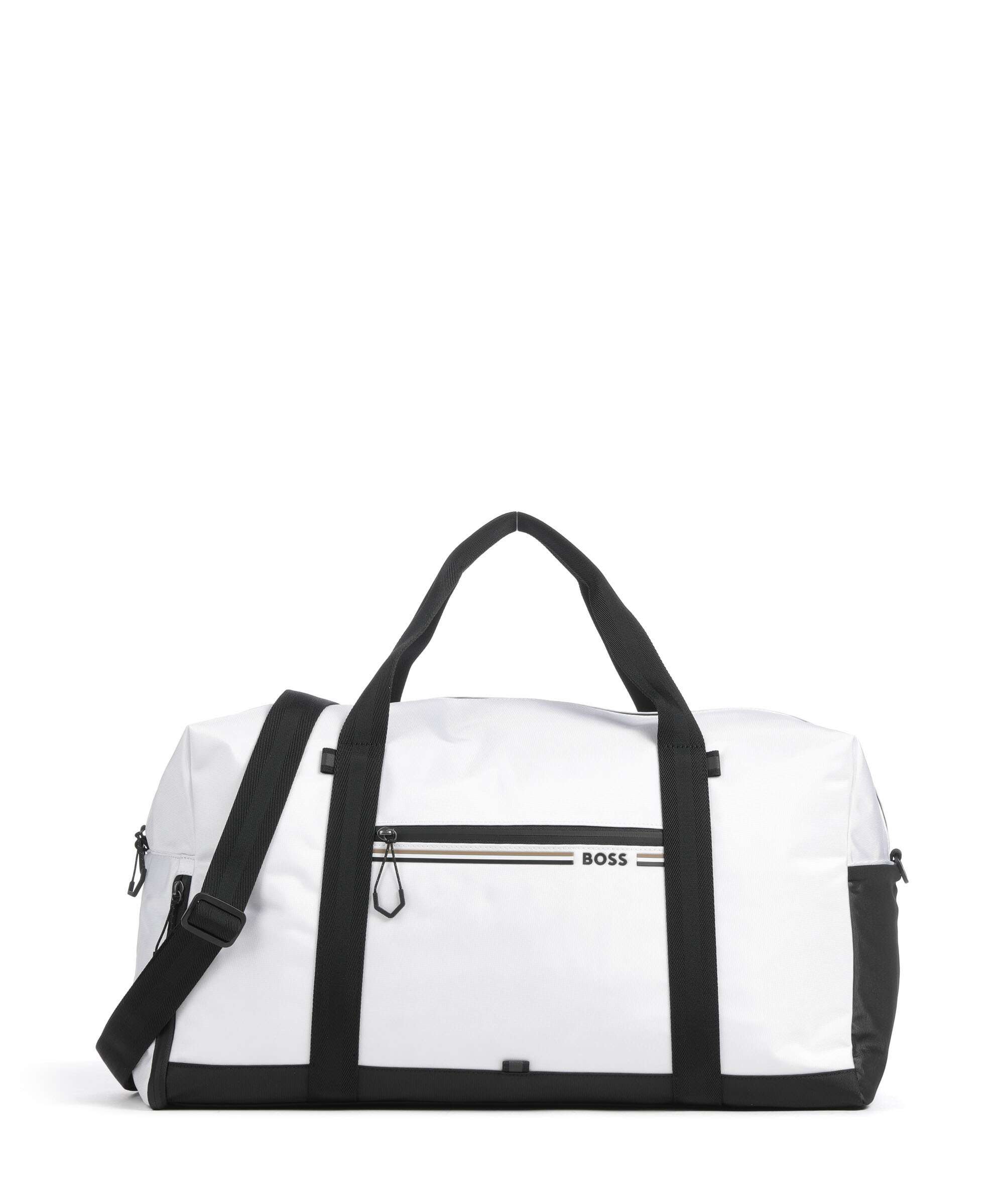 BOSS Stenson Weekend bag white