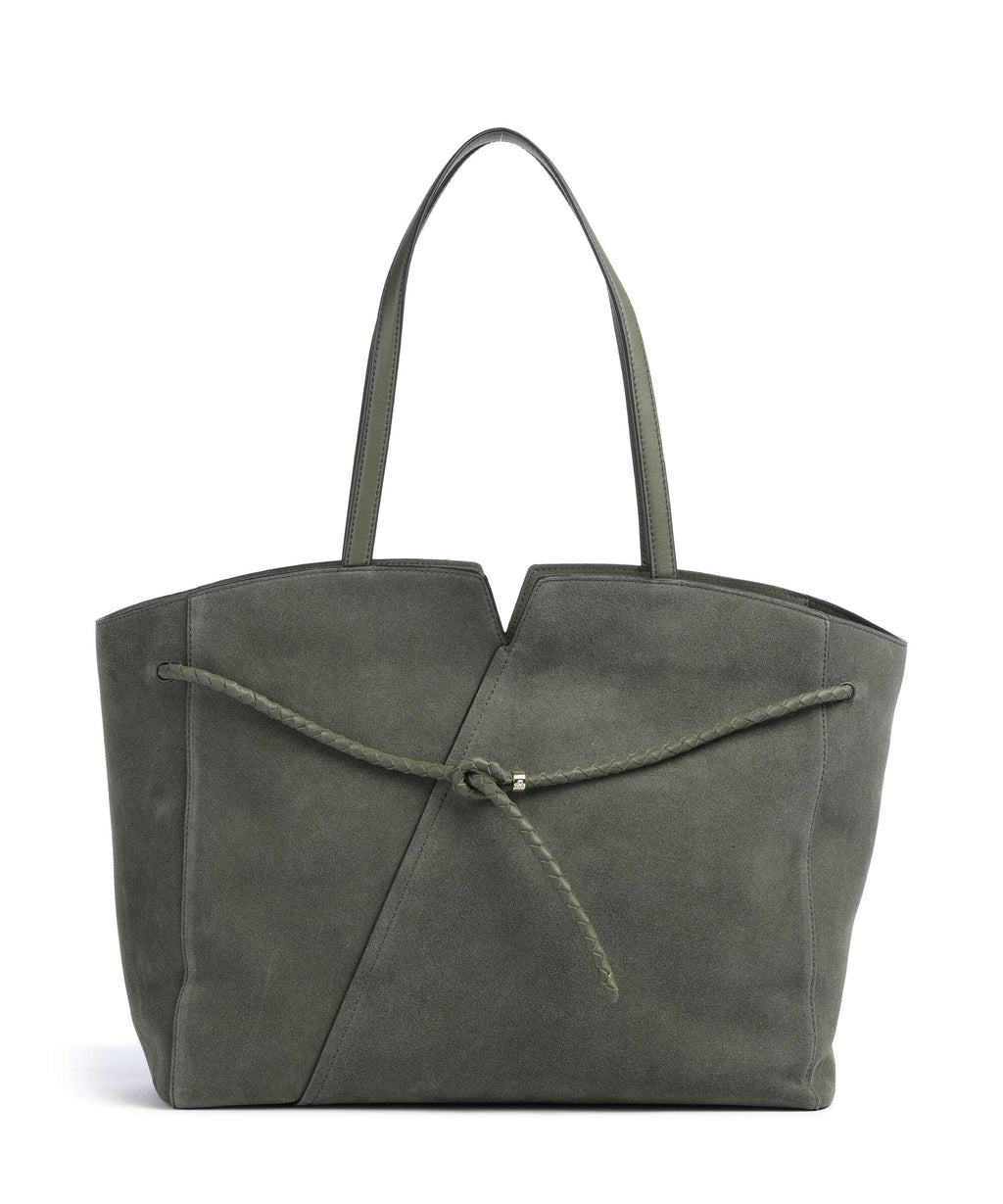 BOSS Revers Tote bag dark green