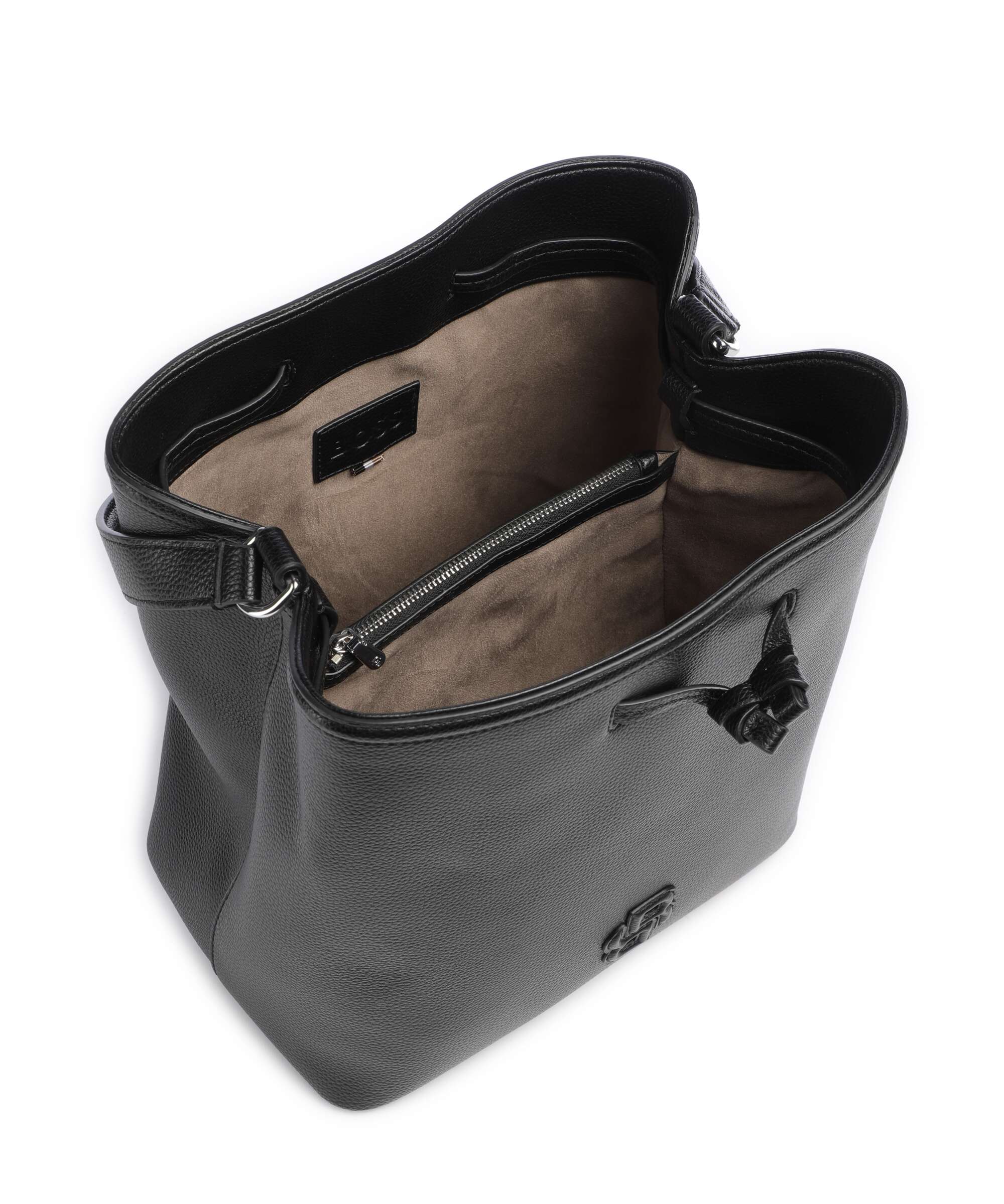 BOSS Anett Bucket bag black