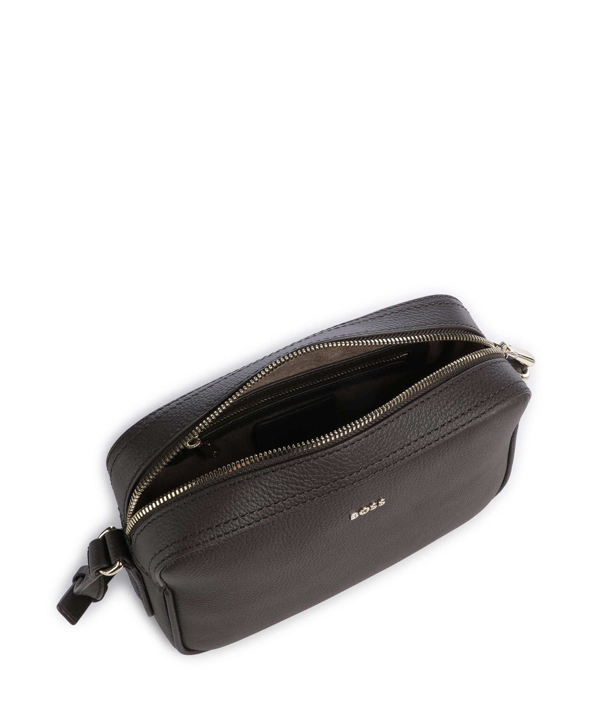 BOSS Lenah Crossbody bag dark brown