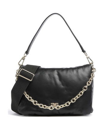 Abro Piuma_Lucido Puffer Schultertasche black/gold