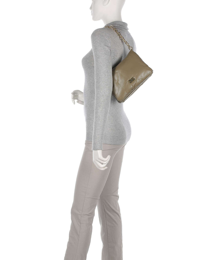 Abro Piuma_Lucido Puffer Shoulder bag siena