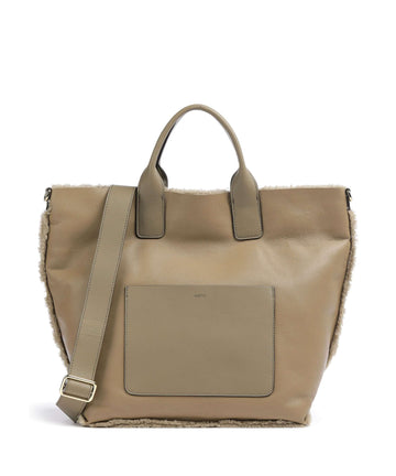 Abro Shearling Raquel Handtasche siena