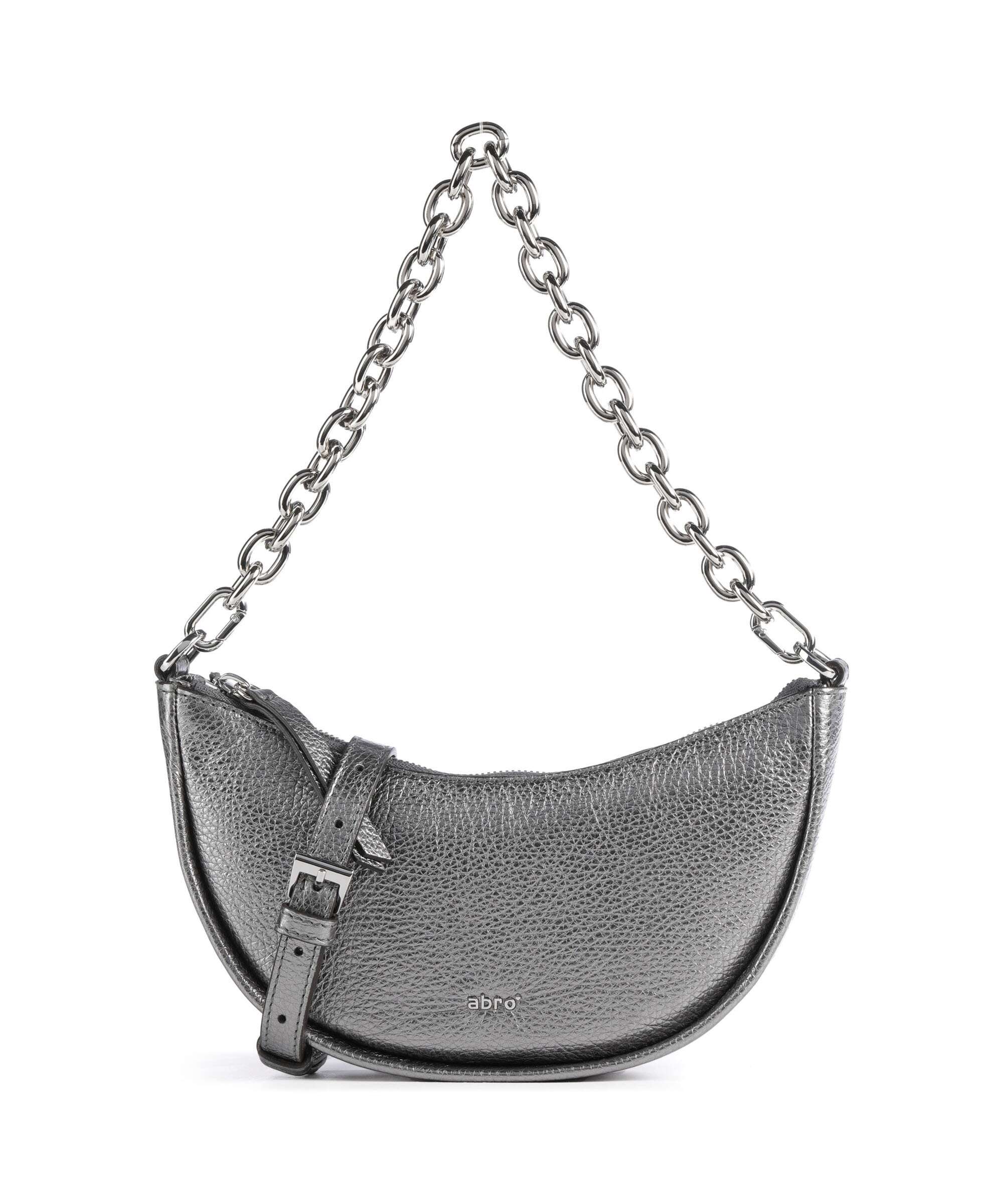 Abro Shimmer Moon Shoulder bag anthracite