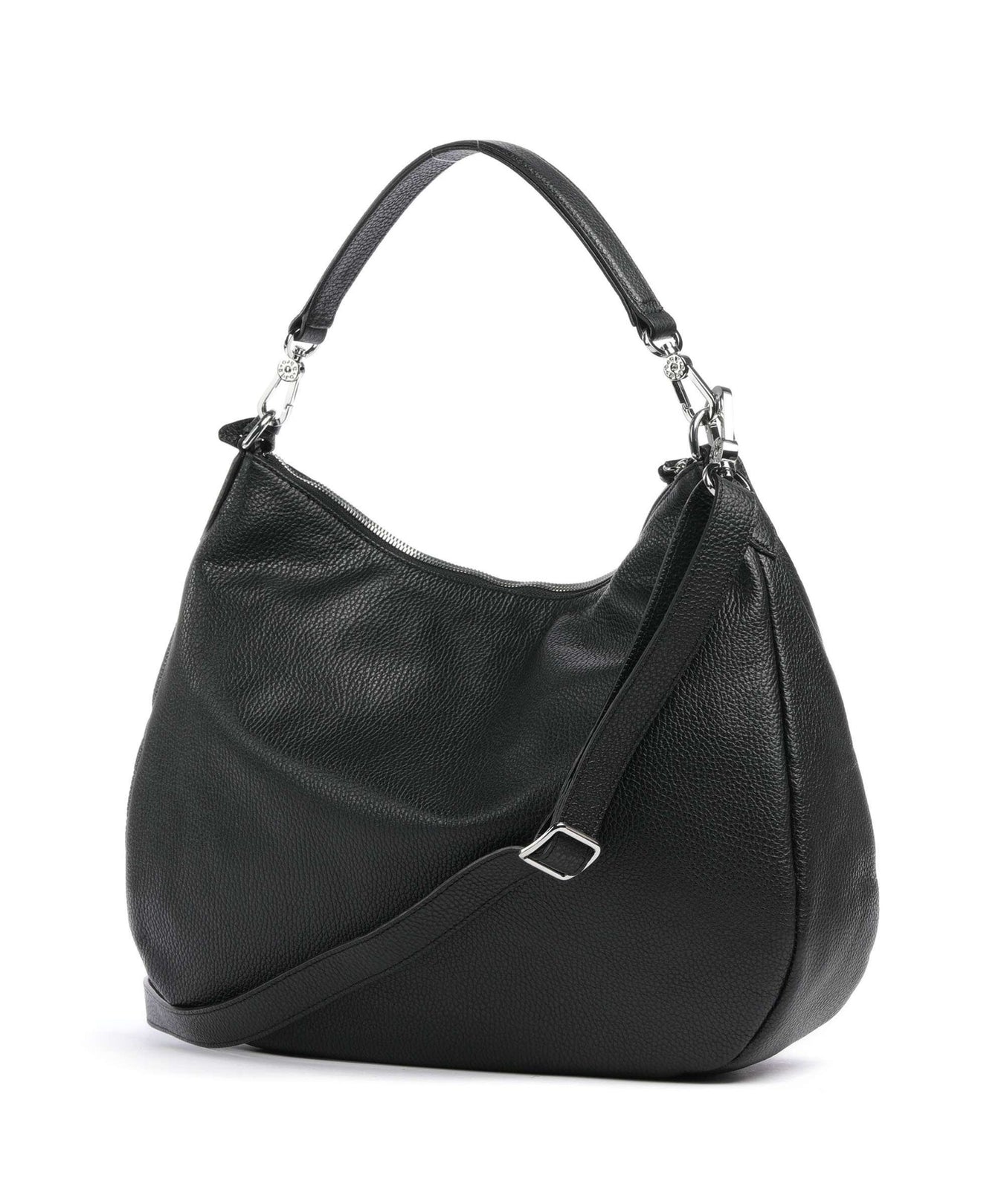 Abro Adria Juna Hobo bag black/nickel
