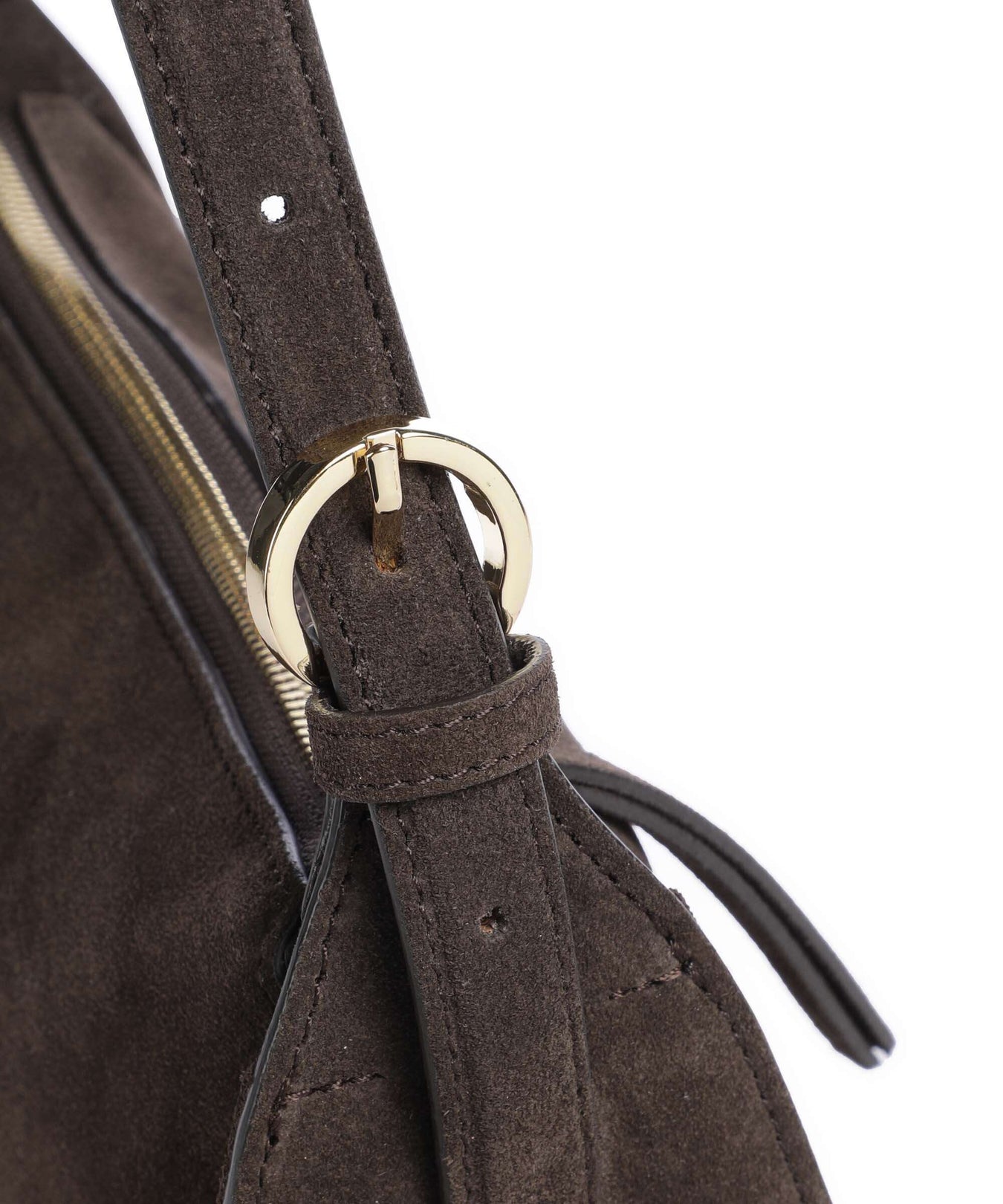 Abro Suede Best Friend Shoulder bag brown