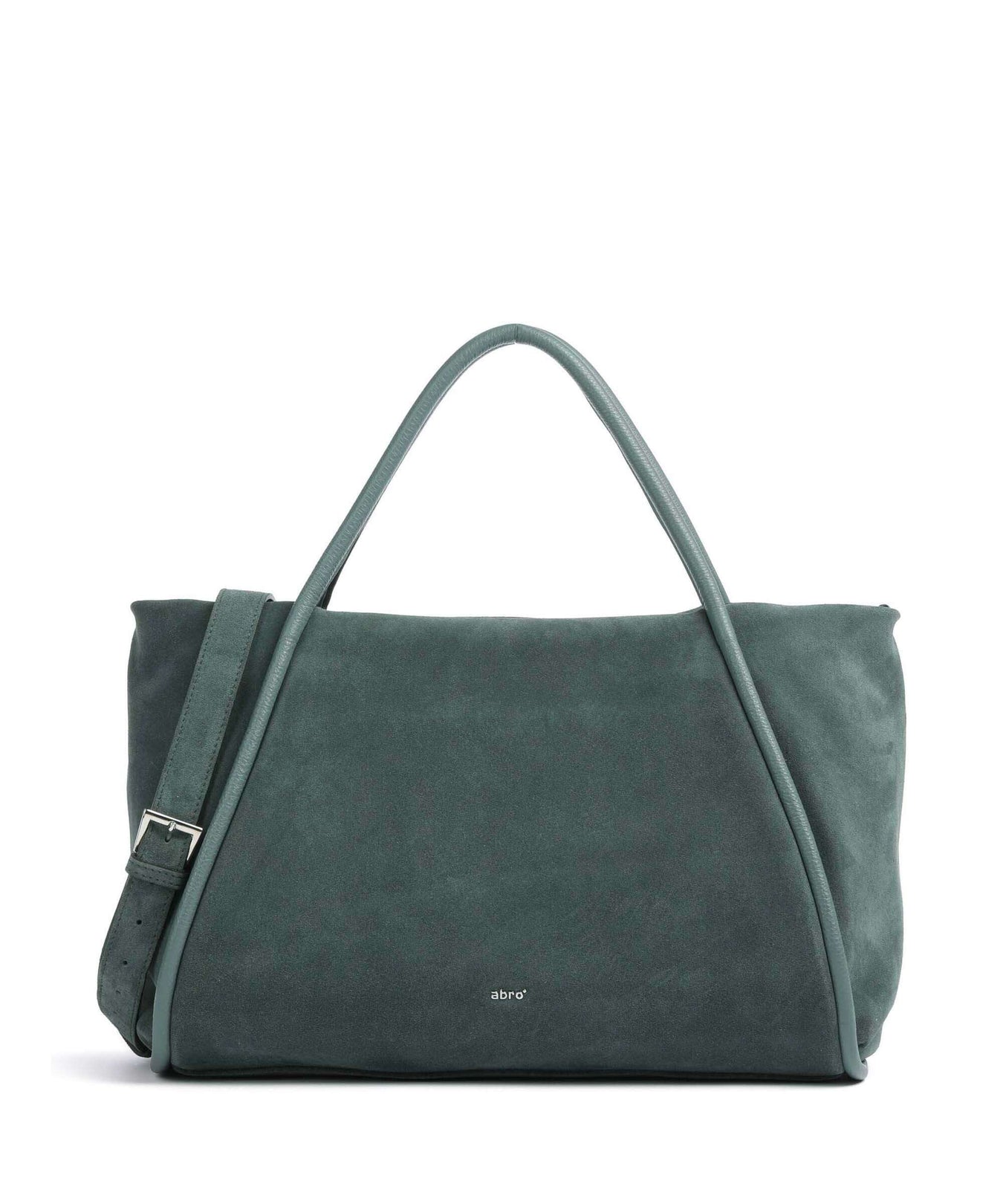 Abro Suede Willow Handbag sage