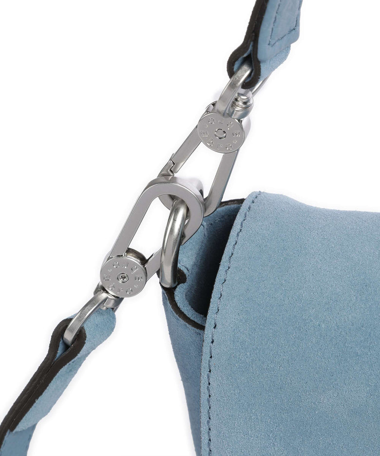 Abro Suede Temi Shoulder bag blue