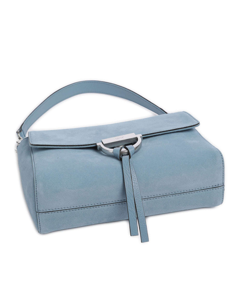 Abro Suede Temi Shoulder bag blue
