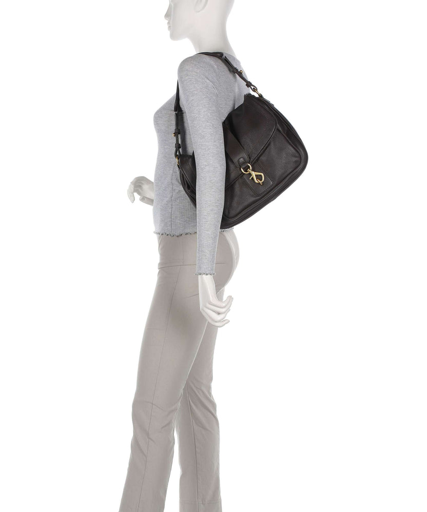 Abro Dalia Star Saddle Hobo bag brown