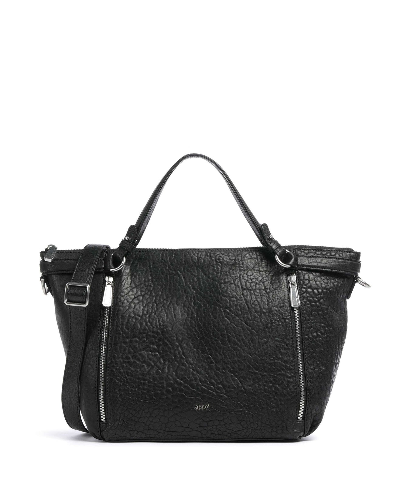 Abro Bubble Biker Handbag black/nickel