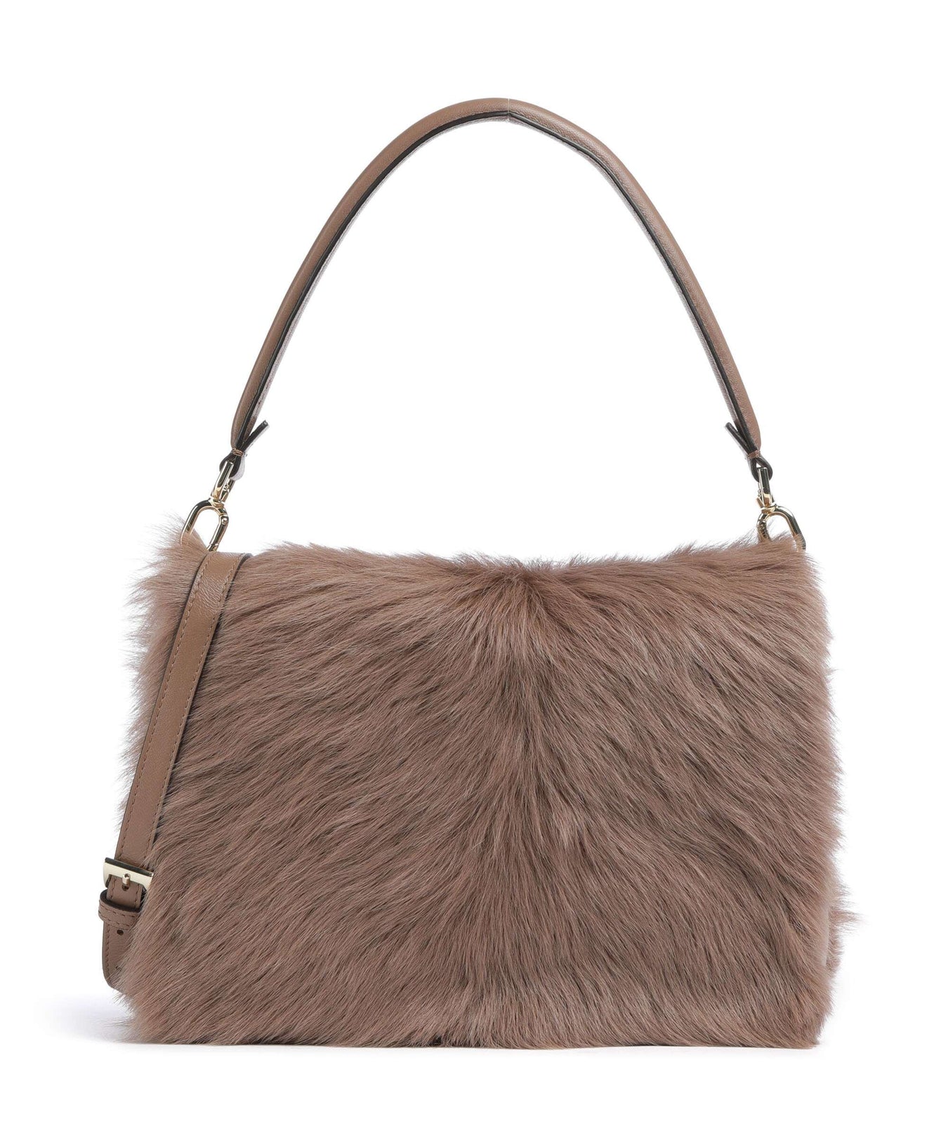 Abro Shearling Astor Shoulder bag camel