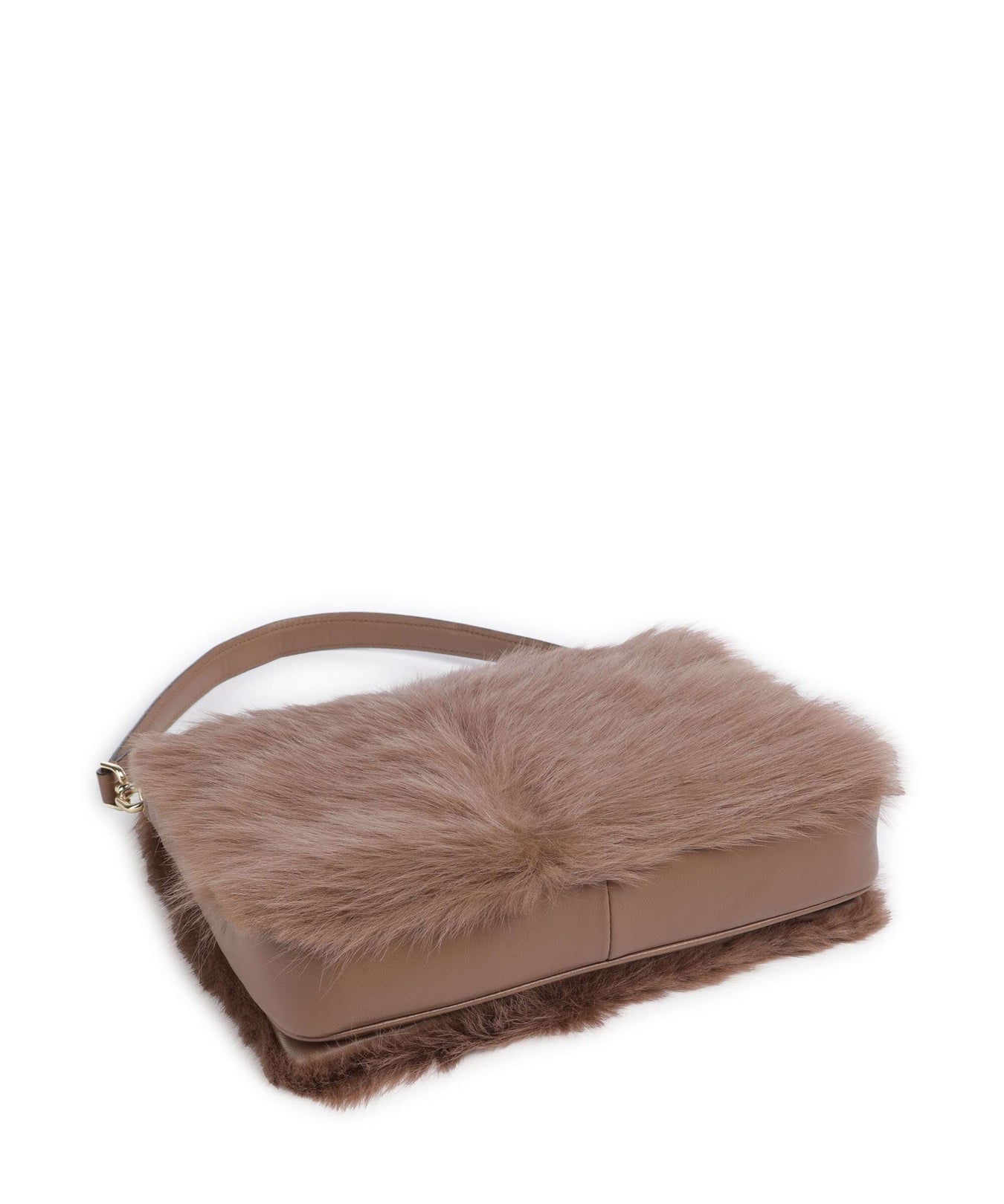 Abro Shearling Astor Shoulder bag camel