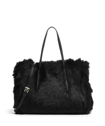 Abro Shearling Noelle Borsa a mano black/gold
