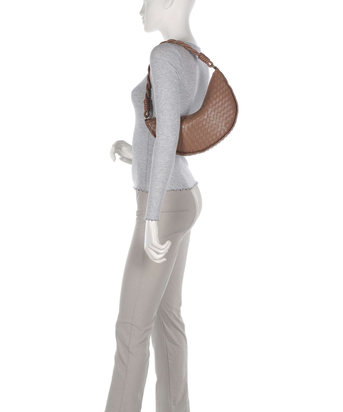 Abro Piuma Moon Shoulder bag camel