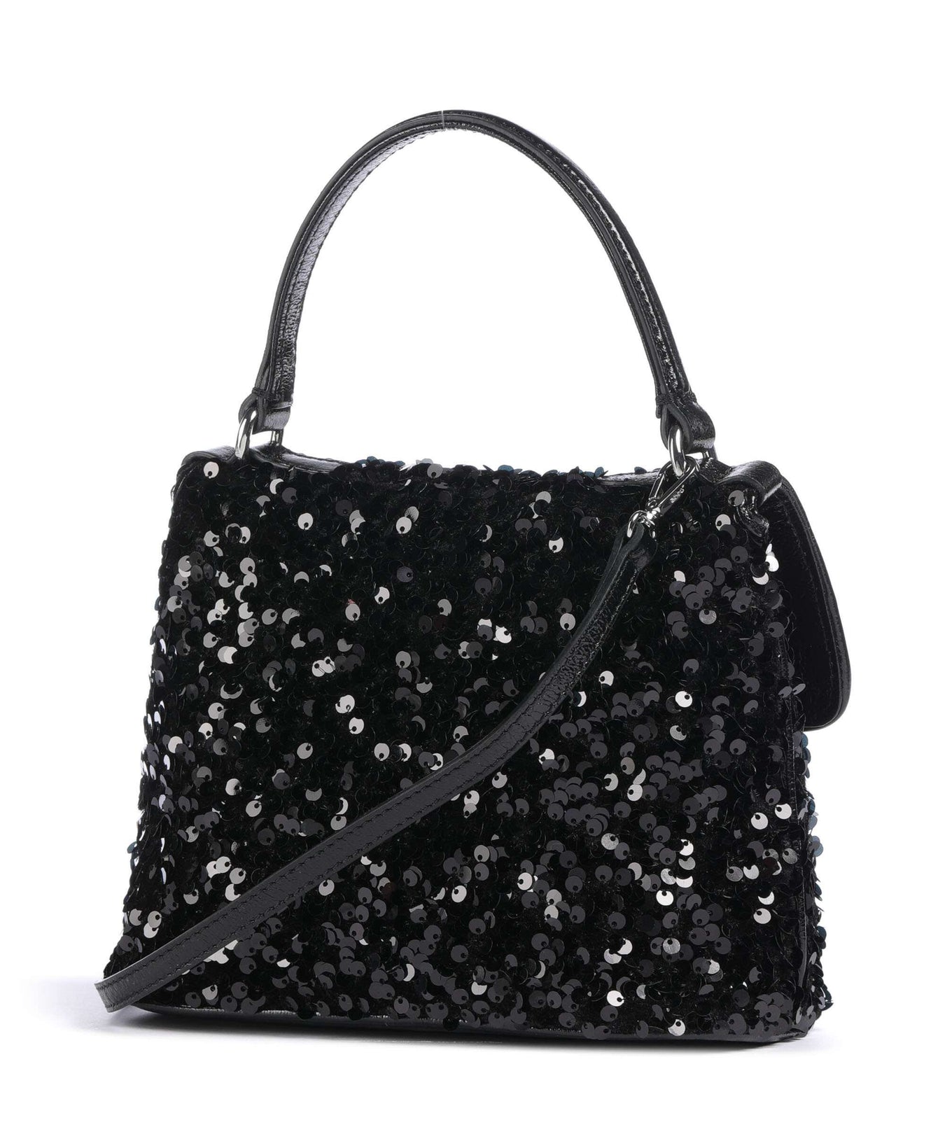 Abro Sequins Temi Handbag black/nickel