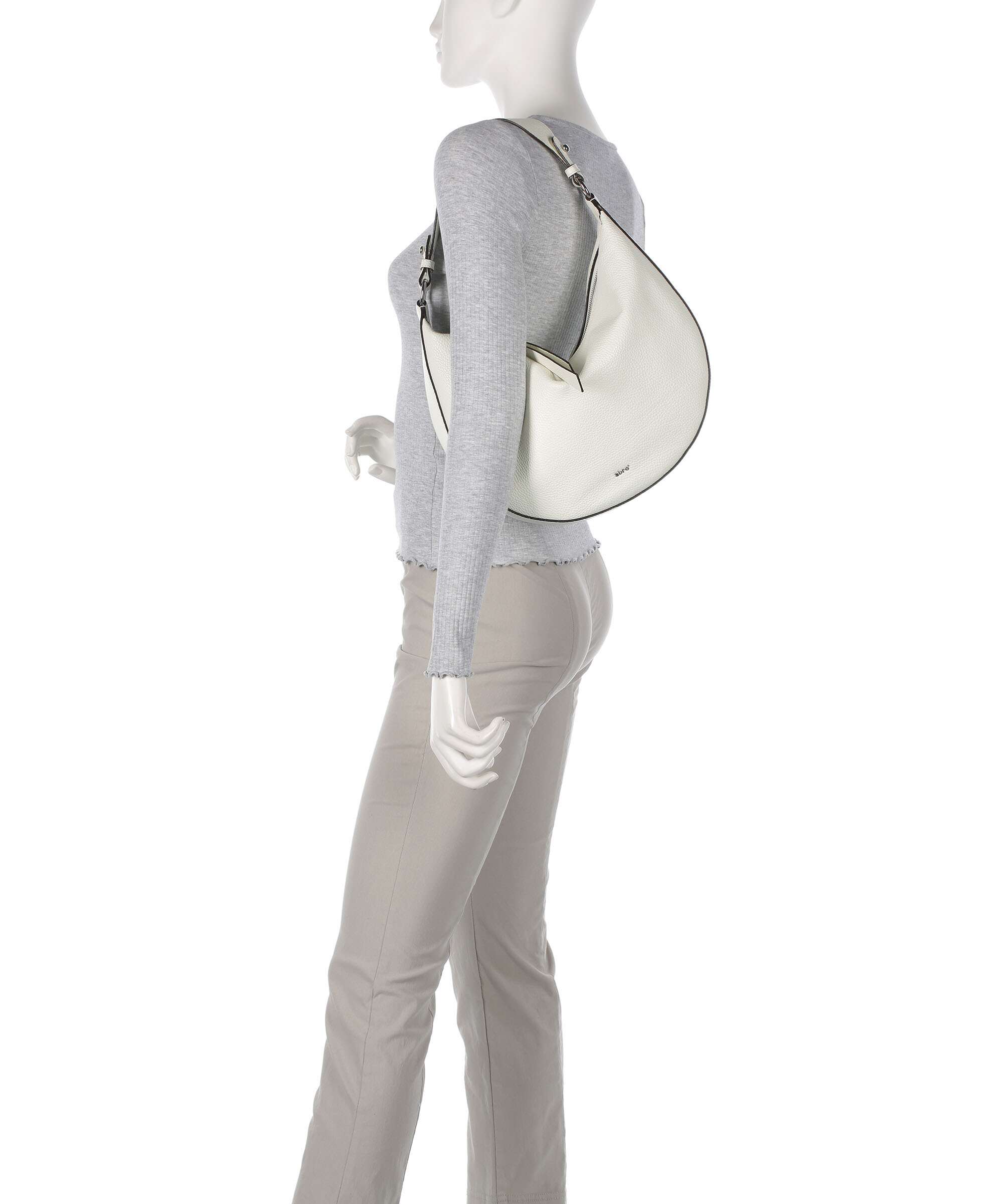 Abro Adria Lulu Hobo bag ivory