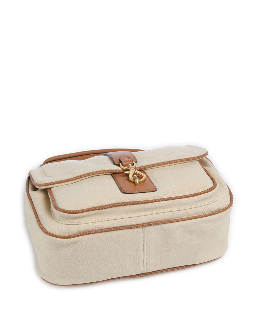 Abro Olana Star Saddle Hobo bag natural/cuoio