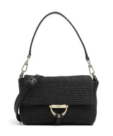 Abro Raffia Temi Borsa a spalla black/gold