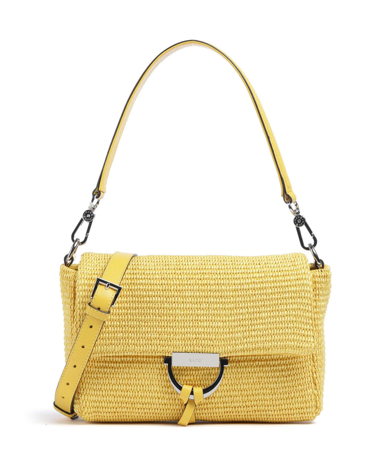 Abro Raffia Temi Shoulder bag zabaione