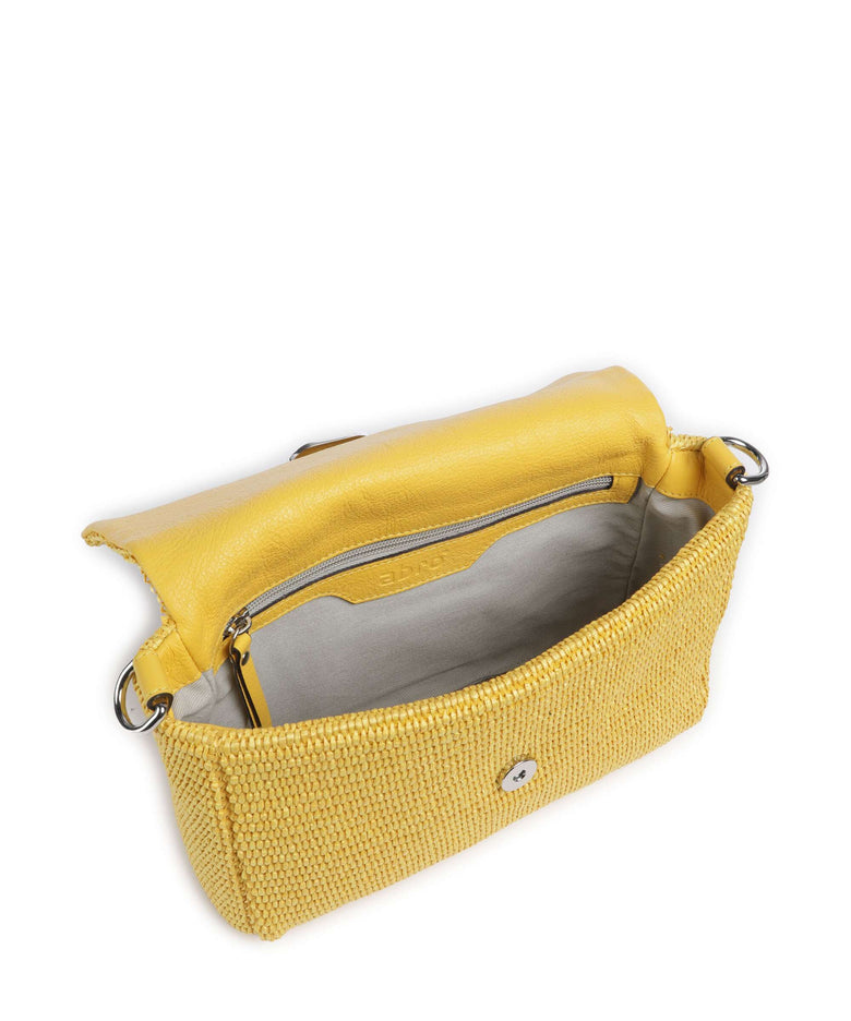 Abro Raffia Temi Shoulder bag zabaione