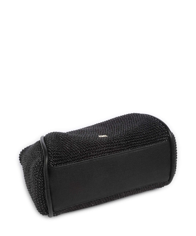 Abro Maglia Raffia Willow Handbag black/gold