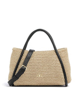 Abro Maglia Raffia Willow Handtasche natural/black